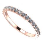 Diamond Wedding Band, Pure Brilliance Lab Grown Diamonds, 14K Gold G-Color &amp; VS-SI-Clarity, 3/8 of a Carat TWT