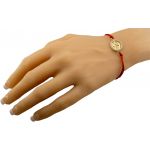 NANA Jewels Shema Bracelet Sterling Silver Gold Plated Red String Pure Brilliance CZ Kabbalah Jewelry