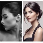 NANA  Sterling Silver &amp; CZ Dangle Dancing Diamond Chandelier Earrings