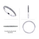 NANA Jewels 1.0-4.0ct Swarovski Zirconia Round Brilliant Cut Solitaire Engagement Ring Sterling Silver