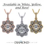 NANA Forever Love Dancing Stone Flower Pendant Necklace, Sterling Silver &amp; Pure Brilliance Zirconia