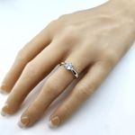 NANA Jewels Cushion Cut Simulated Diamond Solitaire Engagement ring Lucita style 1.5 to 3.0 carat Pure Brilliance Zirconia