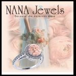 2.00ct Simulated Morganite Round Halo Engagement Ring w/ Pure Brilliance Zirconia in Sterling Silver