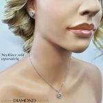 Heart Dancing Gemstone Earrings in Sterling Silver made w/ Pure Brilliance Zirconia