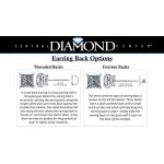 CVD Lab Grown Princess Diamond Studs Earrings(G-H Color VS-SI)14K Solid Gold sturdy mounting Free Returns