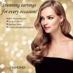 Zsa Zsa Oval Hoop Earrings Simulated Diamond-Silver Hoop Earrings Pure Brilliance Zirconia white-yellow &amp; rose