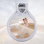 NANA Jewels 1.50 to 3.00ct Asscher Cut simulated Diamond Engagement Ring 10K-14K-Sterling Silver Lucita