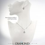 NANA Jewels Sterling Silver &amp; CZ Square Cushion shape &quot;Dancing Diamond&quot; Earrings