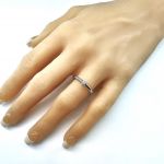 Central Diamond Center Customizable Lucita Solitaire Birthstone Ring set in 925 Sterling Silver w/Simulated Birthstone