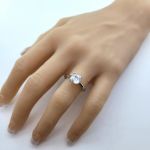 NANA Jewels 1.50 to 3.00ct Asscher Cut simulated Diamond Engagement Ring 10K-14K-Sterling Silver Lucita