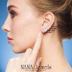 NANA Jewels 14K Solid Gold Posts &amp; Sterling Silver Asscher Cut CZ Stud Earrings 0.75-4.00ctw Zirconia Hypoallergenic