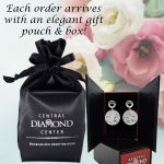 Sterling Silver CZ &amp; Mother of Pearl Tree of Life Pendant Necklace or Earrings