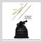 NANA Jewels Sterling Silver &amp; CZ Heart &amp; Circle Dancing Diamond Pendant with a 22&quot; Adjustable Box Chain