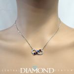 NANA Jewels Infinity Mothers Birthstone Necklaces for Women w/ 1 to 6 Stones in Sterling Silver, 10K, or 14K Gold