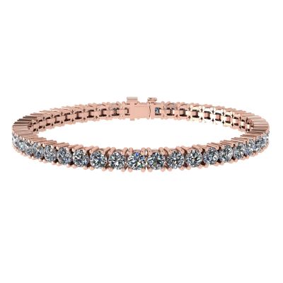 Simulated Diamond Tennis Bracelet, Pure Brilliance Zirconia, Sterling Silver 5.0ct, 7.50ct, 10ct, 17.50ct, 22ct