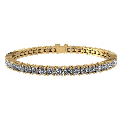 Simulated Diamond Tennis Bracelet, Pure Brilliance Zirconia, Sterling Silver 5.0ct, 7.50ct, 10ct, 17.50ct, 22ct