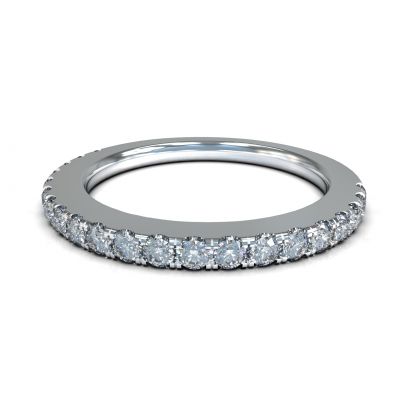 Central Diamond Center VOUS Solitaire Engagement Rings w/Sides Series in Solid Sterling Silver with Pure Brilliance Zirconia