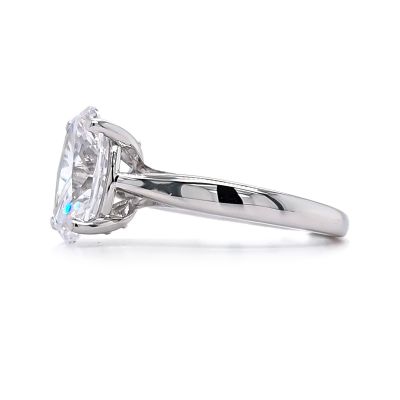 NANA Jewels 3ct Oval Simulated Diamond Engagement ring Solitaire Lucita Cz &amp; Silver
