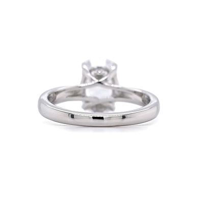 NANA Jewels 3ct Oval Simulated Diamond Engagement ring Solitaire Lucita Cz &amp; Silver