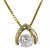 NANA Omega Dancing Stone Necklace Sterling Silver &amp; Swarovski CZ with 0.8mm 22&quot; Adj Box Chain