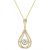Chandelier Dancing Stone Necklace made w/Pure Brilliance Zirconia in Sterling Silver