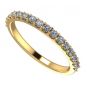 Diamond Wedding Band, Pure Brilliance Lab Grown Diamonds, 14K Gold G-Color &amp; VS-SI-Clarity, 3/8 of a Carat TWT