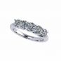 NANA Jewels Simulated Diamond Wedding Ring,  Pure Brilliance Zirconia Solid 14K Gold Anniversary Ring Band