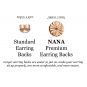 NANA Jewels Simulated Morganite Pure Brilliance Zirconia Round Halo Earrings Sterling Silver with 14k post