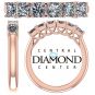 NANA  Asscher Cut Lucita Style 1 to 7 Birthstones - Mother&#039;s Birthstone Ring in Sterling Silver, 10k or 14k Gold
