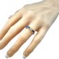 NANA  Asscher Cut Lucita Style 1 to 7 Birthstones - Mother&#039;s Birthstone Ring in Sterling Silver, 10k or 14k Gold