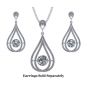 Chandelier Dancing Stone Necklace made w/Swarovski Zirconia in Sterling Silver