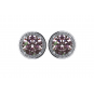 Customizable Halo Birthstone Stud Earrings, Solid 925 Sterling Silver w/Pure Brilliance Zirconia - Hypoallergenic