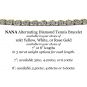 CVD Diamond Tennis Bracelet Lab Created diamond 3ctw to 6.50ctw 10kt Gold