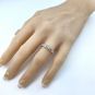 NANA Jewels S-Bar with side CZs Mother&#039;s Ring with 1 to 6 Birthstones in Sterling Silver, 10k or 14k White, Yellow or Rose Gold