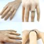 NANA Jewels S-Bar with side CZs Mother&#039;s Ring with 1 to 6 Birthstones in Sterling Silver, 10k or 14k White, Yellow or Rose Gold