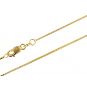 NANA Jewels Sterling Silver Box Chain, Made in Italy, White, Yellow, or Rose Gold Plated
