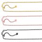 NANA Jewels Sterling Silver Loose Rope Chain-Made in Italy, White, Yellow or Rose Gold Plated