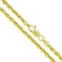 NANA Jewels Sterling Silver Diamond Cut Rope Chain, Made in Italy, White/Yellow/Rose Gold Plated