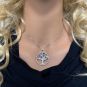 NANA Jewels Tree of Life Mother&#039;s Pendant 1-12 Stones with a 1mm 22&quot; Adj. Box Chain, in Sterling Silver, Solid 10K or 14K Gold