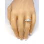 NANA Jewels Lab CVD Diamond Cluster Center Wedding Bridal Set 10kt Gold
