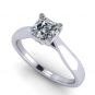 NANA Jewels 1.50 to 3.00ct Asscher Cut simulated Diamond Engagement Ring 10K-14K-Sterling Silver Lucita