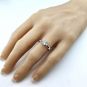 NANA Jewels Cushion Cut Simulated Diamond Solitaire Engagement ring Lucita style 1.5 to 3.0 carat Pure Brilliance Zirconia