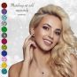 Customizable Halo Birthstone Stud Earrings, Solid 925 Sterling Silver w/Pure Brilliance Zirconia - Hypoallergenic