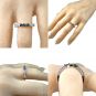 NANA Jewels Princess w/CZs on 3 sides Mother&#039;s Rings 1-6 Stone in Sterling Silver, 10k or 14k, White Yellow or Rose Gold