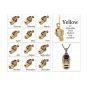 NANA Jewels Birthstone Baby Shoe Necklace Pendant w/ Pure Brilliance Zirconia - Gold Plated Silver, 10K Solid Gold or 14K Solid Gold