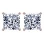 Central Diamond Center 0.20ct-0.30ct Diamond Stud Earrings Lab Created (G-H VS-SI) Silver &amp; 14K Gold Post Threaded or Friction