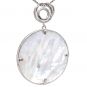 Sterling Silver CZ &amp; Mother of Pearl Tree of Life Pendant Necklace or Earrings