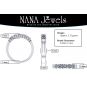 NANA Jewels Simulated Diamond Ring, Round  Pure Brilliance Zirconia Sterling Silver or 10k Gold Anniversary Ring, Simulated Diamond wedding band, Wedding Engagement Band