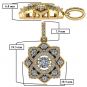 NANA Forever Love Dancing Stone Flower Pendant Necklace, Sterling Silver &amp; Pure Brilliance Zirconia