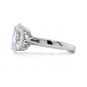 NANA Jewels 3ct Oval Simulated Diamond Engagement ring Solitaire Lucita Cz &amp; Silver